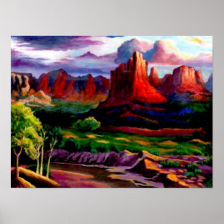 De kleuren van Red Rock Canyon Posters