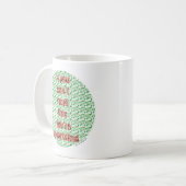 De kleurenblinde test koffiemok (Voorkant links)