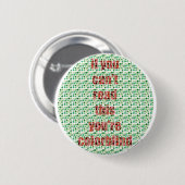 De kleurenblinde test ronde button 5,7 cm (Voorkant /achterkant)