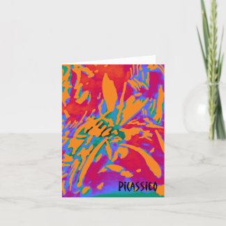 De kleurrijke Abstracte Kaart van de Nota van de
