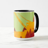 De kleurrijke Fantasie van de Ingenieur van de Mok (Voorkant rechts)