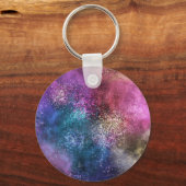 De kleurrijke melkweg sleutelhanger (Voorkant)