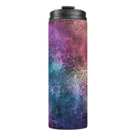 De kleurrijke melkweg thermosbeker