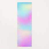 De kleurrijke moderne achtergrond yogamat (Voorkant)