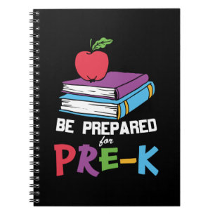 De kleuterschool voor de kleuterschool wordt voorb notitieboek