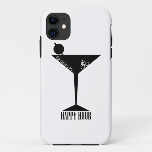 De klim is mijn gelukkige uur Case-Mate iPhone case (Achterkant)