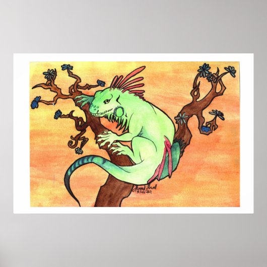 De klimmer poster (Voorkant)