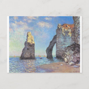 De klippen in Etretat - Claude Monet Briefkaart
