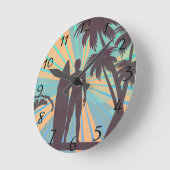 De Klok van de Kerel van Surfer (Hoek)