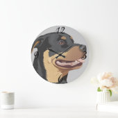 De Klok van de Muur van de Hond van Rottweiler (Huis)