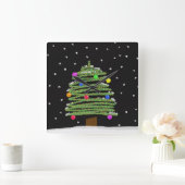 De Klok van de Muur van de kerstboom (Huis)