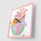 De Klok van de Muur van de Tijd van het bad (Hoek)