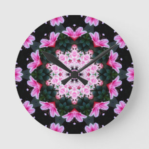De Klok van de Muur van Mandala van de bloem