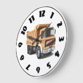 De klok van de stortplaatsvrachtwagen (Hoek)