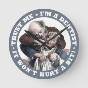 De klokken van de de humormuur van de TANDARTS