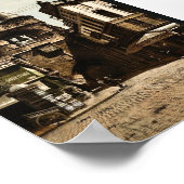 De klokpoort, Bordeaux, Frankrijk Fotochro Poster (Hoek)