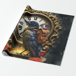 De Klokwerk Levering van de Raaf Cadeaupapier