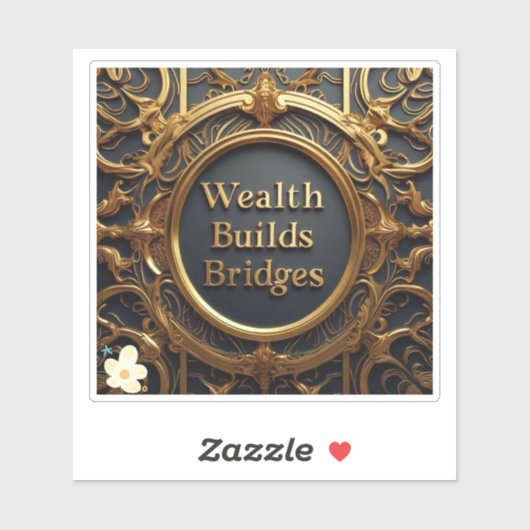 "De kloof overbruggen" Sticker (Vel)