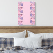 De kluwen van de ziel: moderne expressionistische canvas afdruk (Insitu (Slaapkamer))