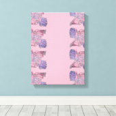 De kluwen van de ziel: moderne expressionistische canvas afdruk (Insitu (Houten vloer))