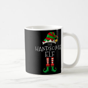 De knappe elf kerst familie bijpassende Kerstmis G Koffiemok