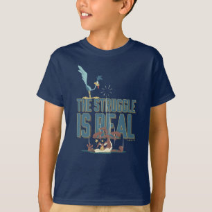 De knevel is echt RUNNER™ en de hoop E. Coyote T-shirt
