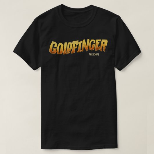 De Knife Goldfinger T-Shirt (Design voorkant)