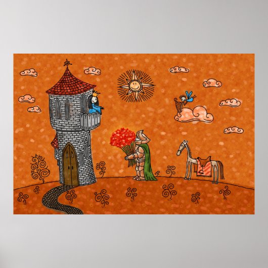 De Knight en de Lady Poster (Voorkant)