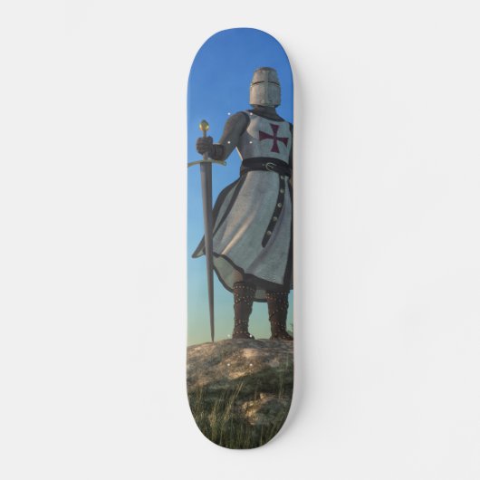 De Knight Templar Skateboard (Voorkant)