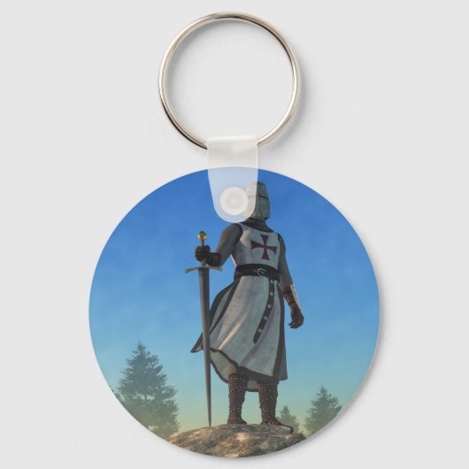 De Knight Templar Sleutelhanger (Voorkant)