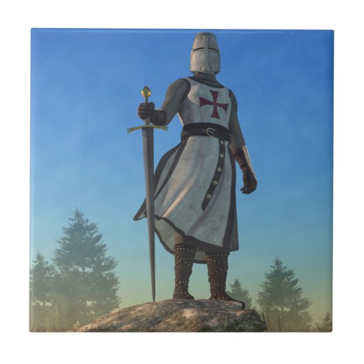 De Knight Templar Tegeltje (Voorkant)