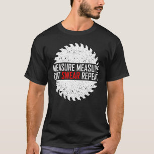 De Knip van de maatregel haalt de Herhaling Woodwo T-shirt