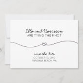 De Knoop Aantrekken, Bewaar de Datum/Verlovingsfee Save The Date (Voorkant)