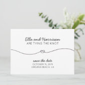 De Knoop Aantrekken, Bewaar de Datum/Verlovingsfee Save The Date (Staand voorkant)