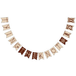 DE KNOOP BINDEN: AANGEPASTE DATUM Rustieke bruilof Vlaggetjes