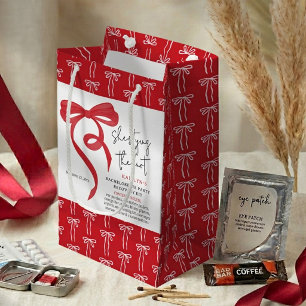 De Knoop Tien Roze Strik Juffrouwen Bruidsfeest Klein Cadeauzakje