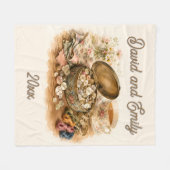 De knoop tin fleece deken (Voorkant (Horizontaal))