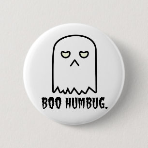 De Knoop van Humbug van het boe-geroep Ronde Button 5,7 Cm