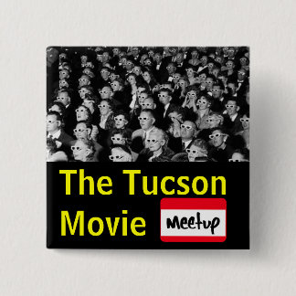 De knop Tucson Movie Group Vierkante Button 5,1 Cm
