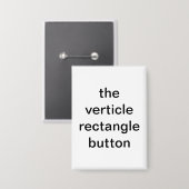 De knop Verticale rechthoek Button (Voorkant / Achterkant)
