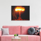 De Knothole van de Bevordering van de verrichting, Canvas Afdruk (Insitu (Woonkamer))