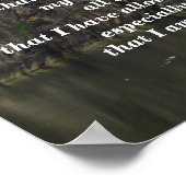 De knots Prayer Large Poster (Hoek)