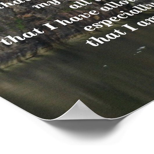 De knots Prayer Large Poster (Hoek)