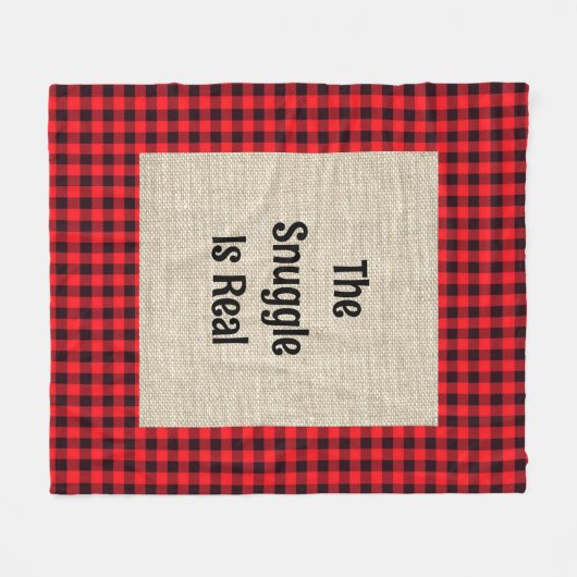 De knuffel is een echte medium fleece deken (Voorkant (Horizontaal))
