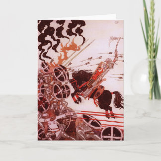 De knul in de Slag door Kay Nielsen Kaart