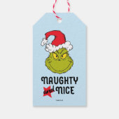 De knuppel| Naughty en Nice Cadeaulabel (Achterkant)