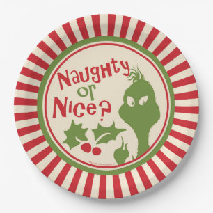 De knuppel  Naughty of Nice Papieren Bordje