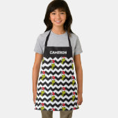 De knuppel| Zwart-witkap Schort (Insitu)