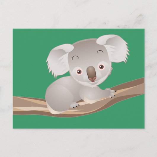 De Koala van het baby Briefkaart (Voorkant)