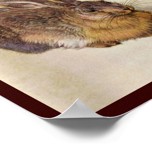 DE KOBBIT ( Jonge Hare ) Poster (Hoek)